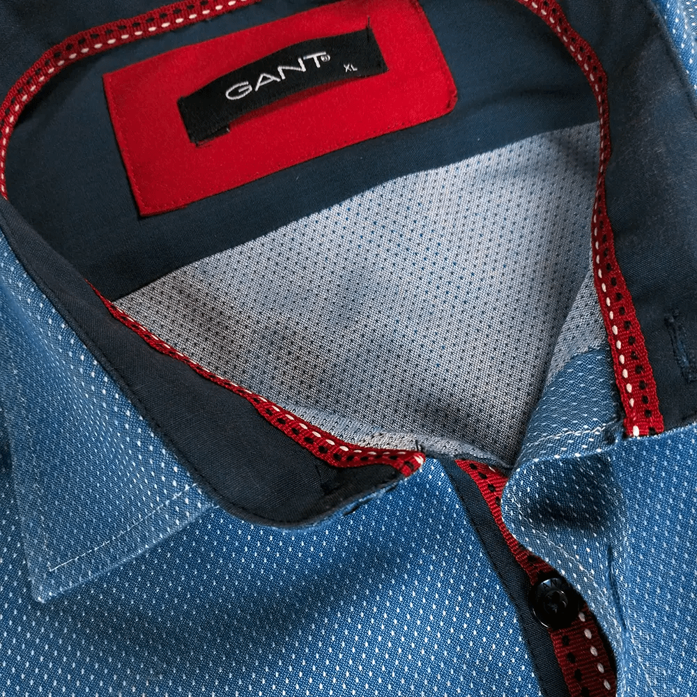 Alluring Gant Cotton Shirt 2 Gant Cotton Shirt Closeup Fold on Preloved Make I Shop