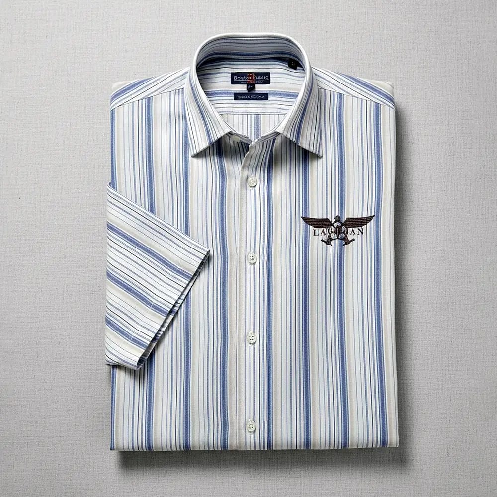 Fresh H-S Boston Public Cotton Shirt 1 H-S Boston Public Cotton Shirt fold