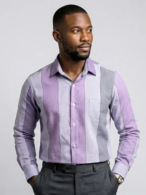 Marwal 100% Cotton Shirt front view on Preloved Make I Shop website.