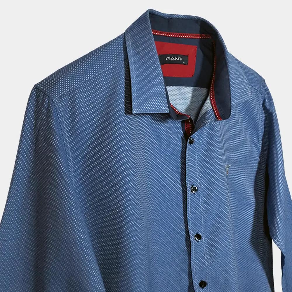Alluring Gant Cotton Shirt 4 Gant Cotton Shirt Long Sleeve Side View on Preloved Make I Shop