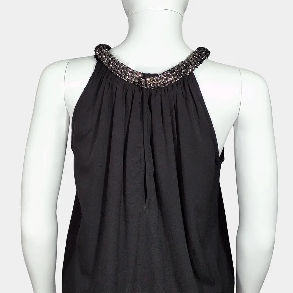 Chic Ichi Beaded Neckline Dress 5 Ichi Beaded Neckline Dress