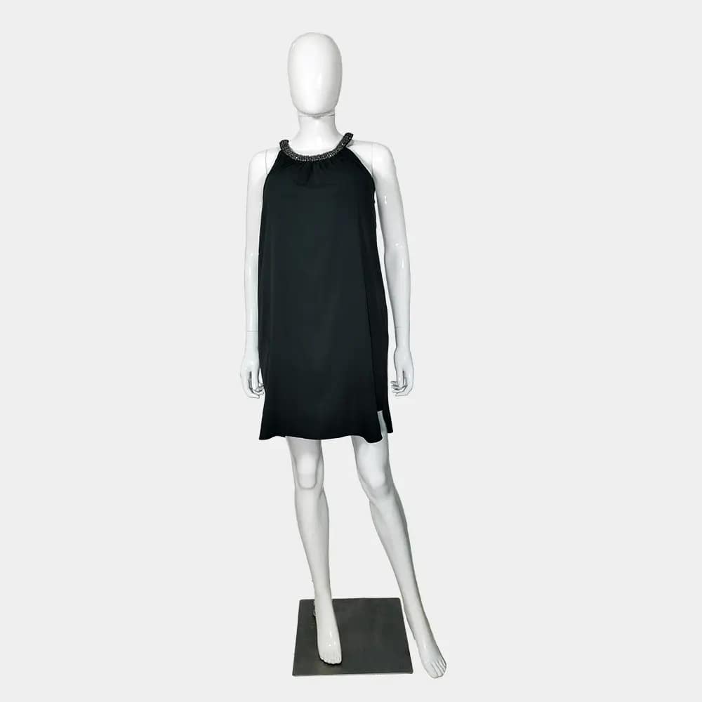 Chic Ichi Beaded Neckline Dress 1 Ichi Beaded Neckline Dress