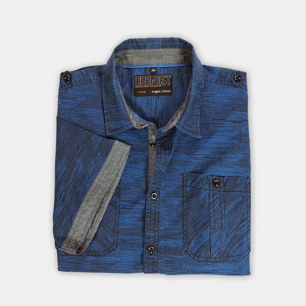 Dark Blue Urbndist Angelo Litrico Shirt