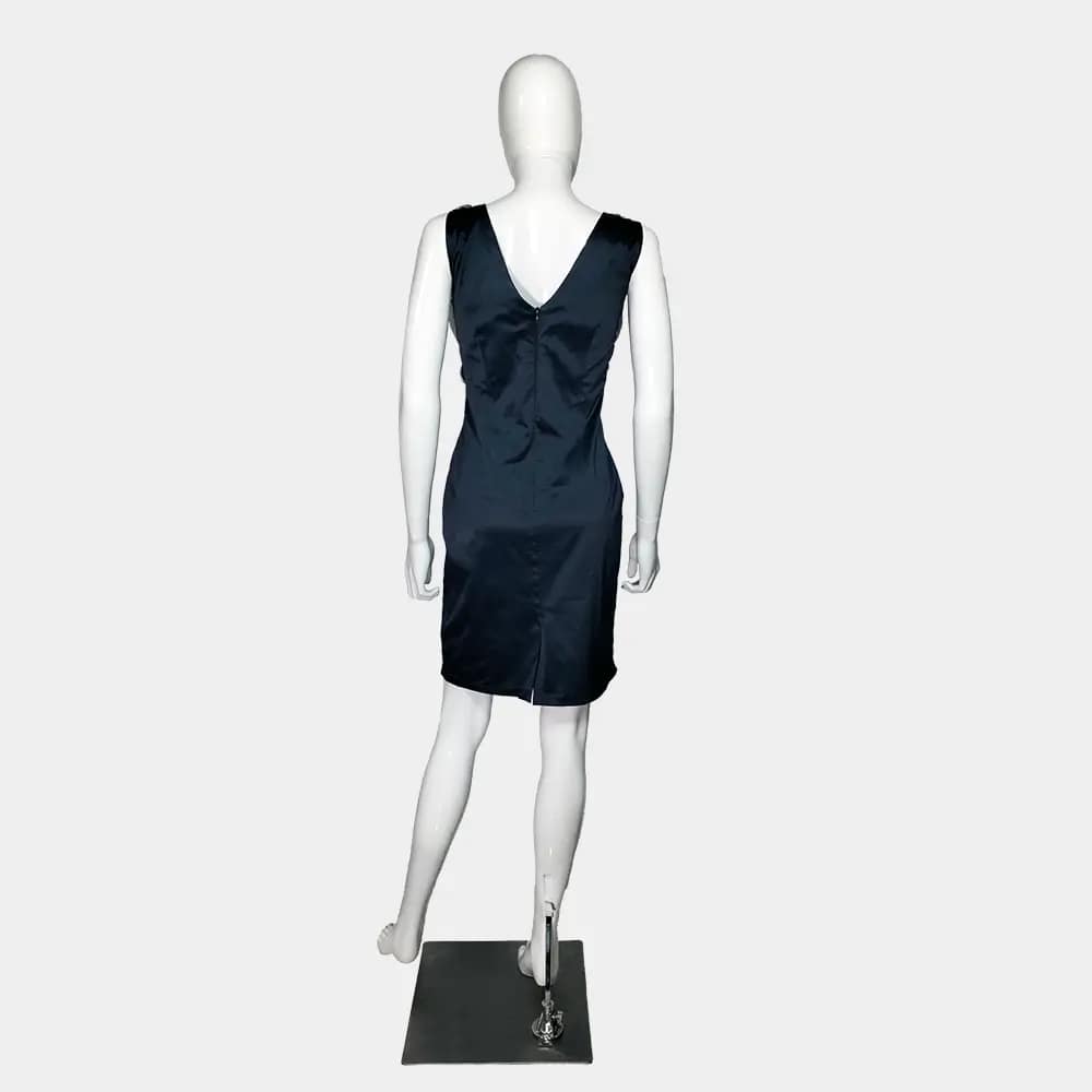 Glamorous Creativity Beaded Dress 6 Blue and White Creativity Beaded Dress