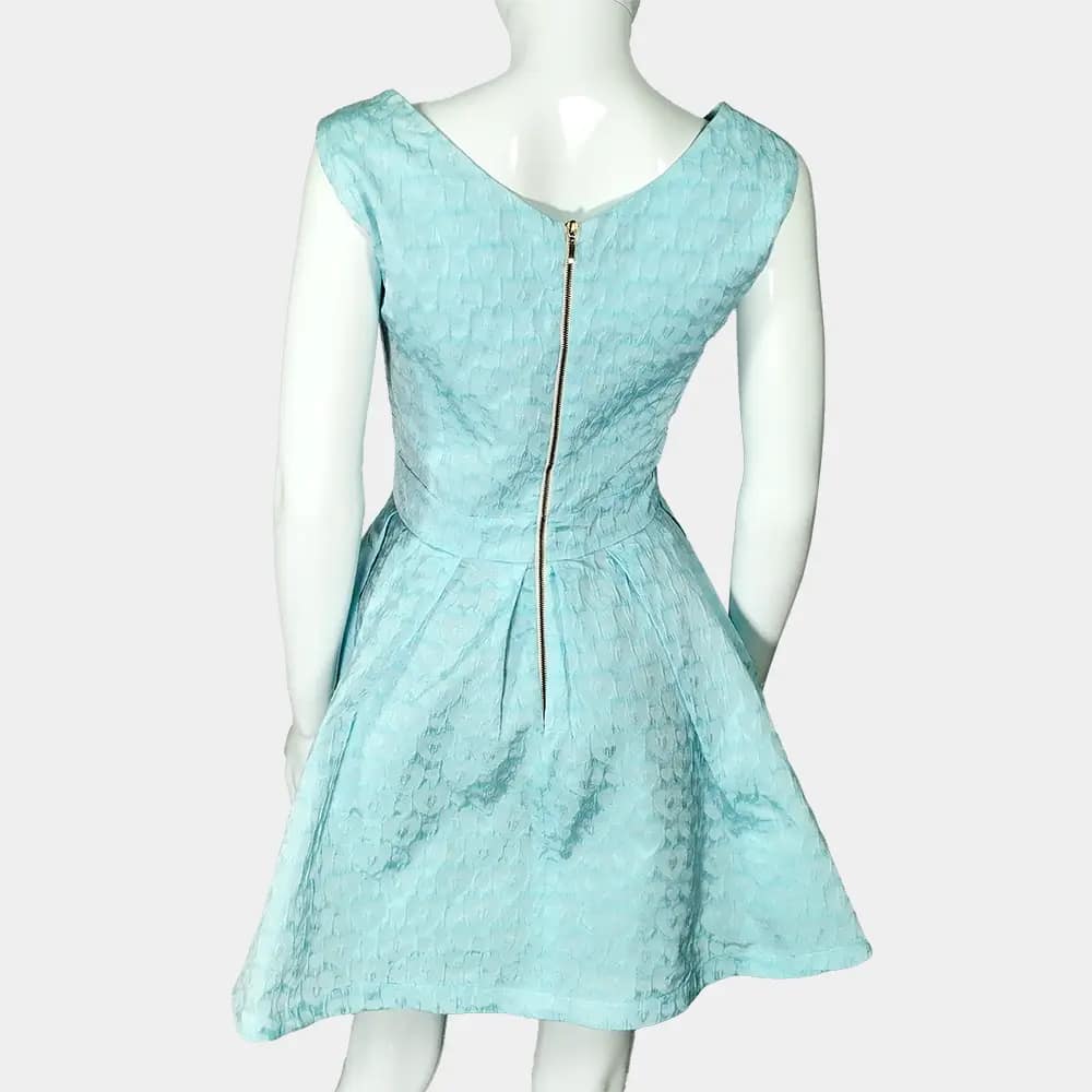 Turquoise Forti Skater Dress