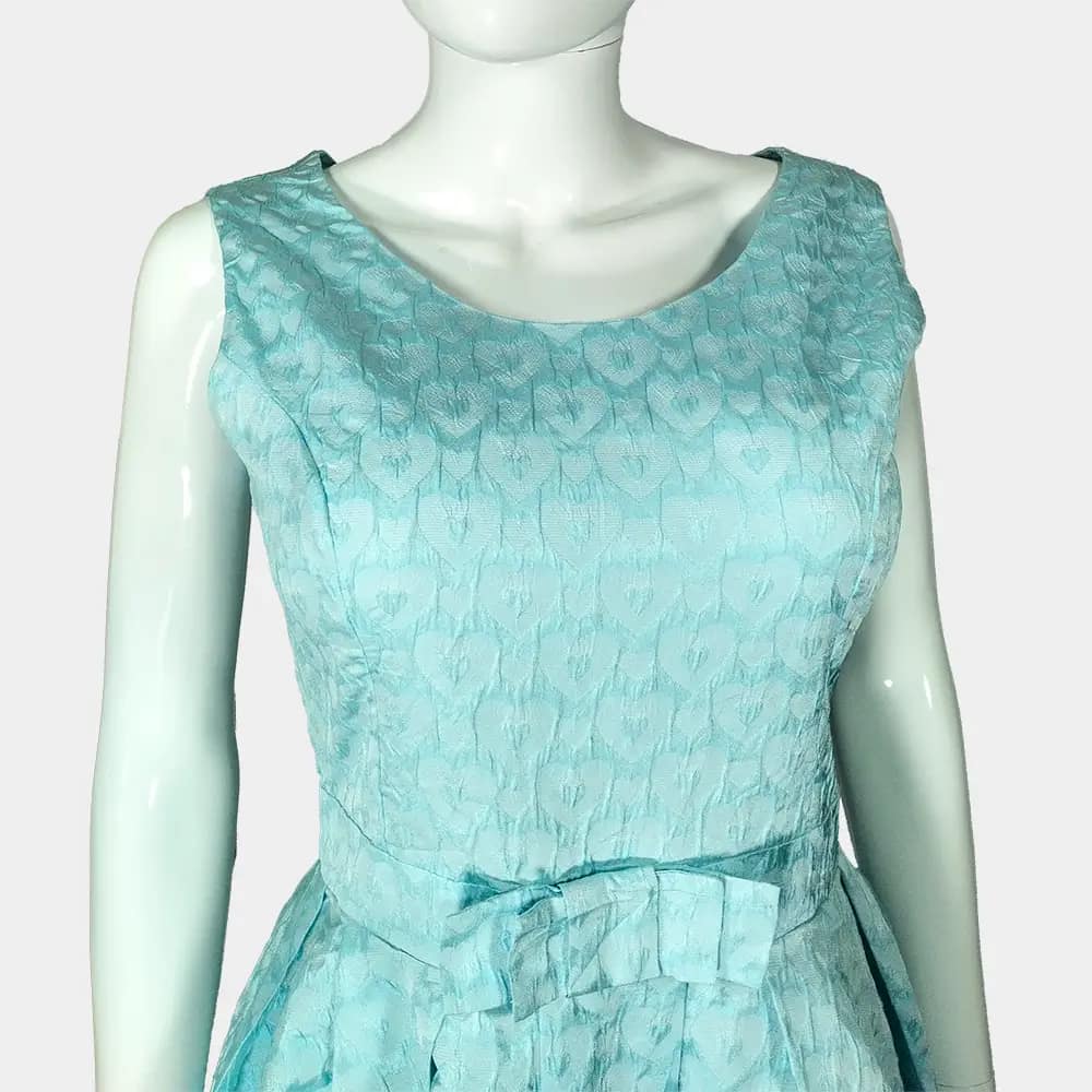Turquoise Forti Skater Dress