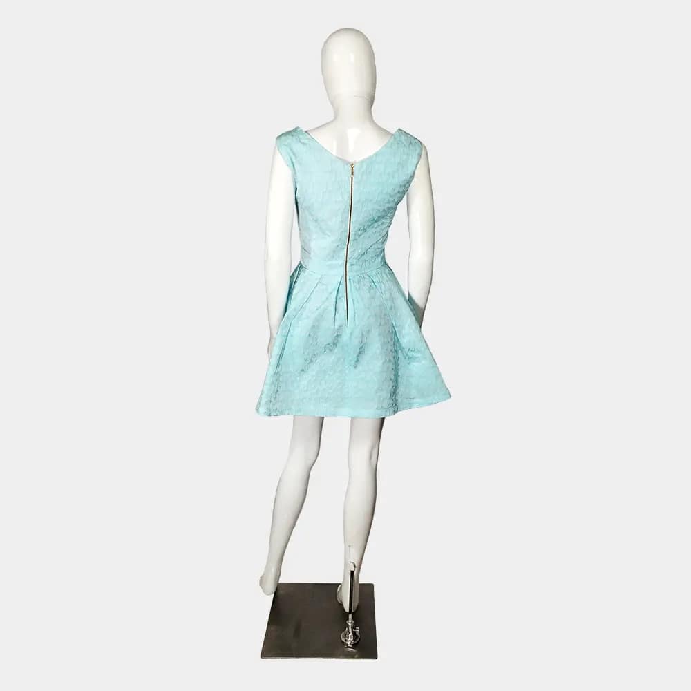 Turquoise Forti Skater Dress