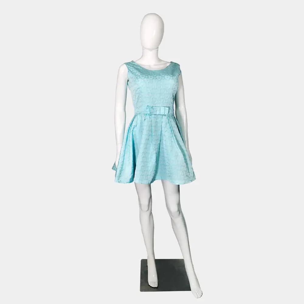 Turquoise Forti Skater Dress