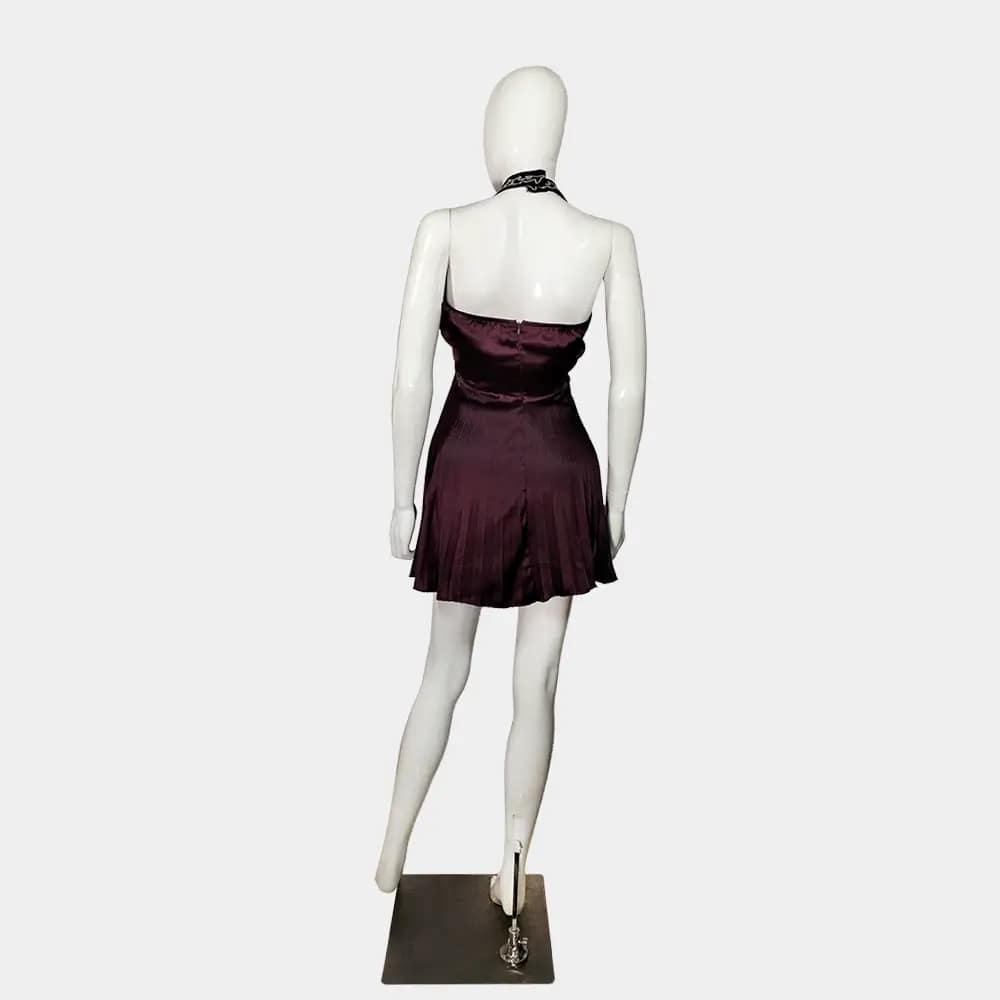 Purple SZYK Halter Neck Dress