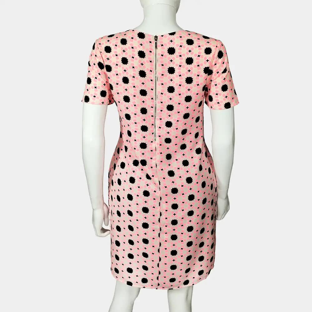 Chic Papaya Shift Dress 3 Pink Patterned Papaya Shift Dress