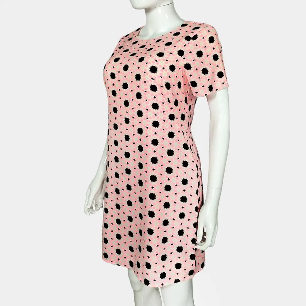 Chic Papaya Shift Dress 4 Pink Patterned Papaya Shift Dress