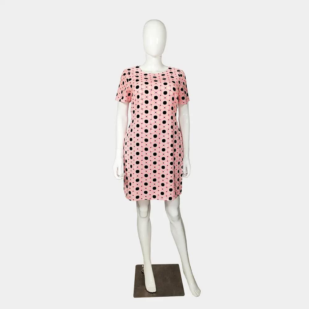 Chic Papaya Shift Dress 1 Pink Patterned Papaya Shift Dress