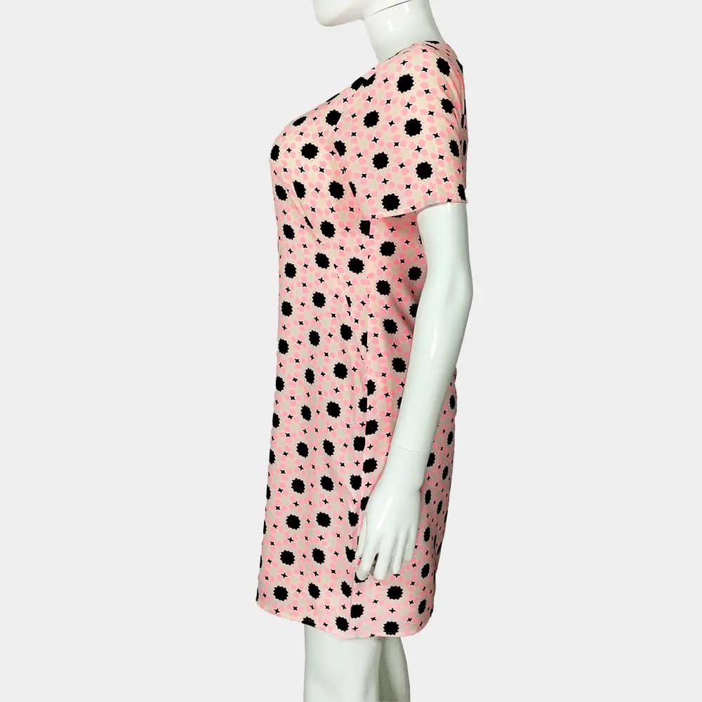 Chic Papaya Shift Dress 5 Pink Patterned Papaya Shift Dress