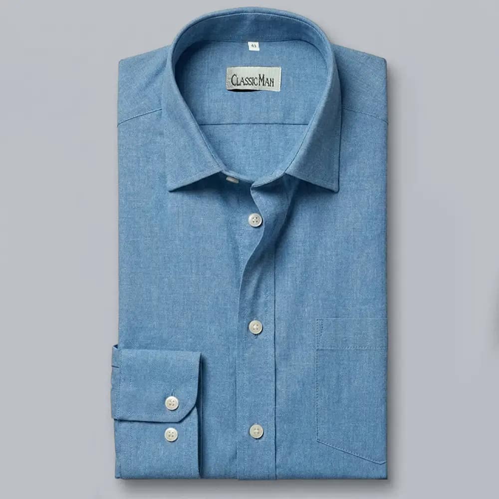 Stylish ClassicMan Shirt 1 Stylish ClassicMan Shirt fold on Preloved Make I Shop