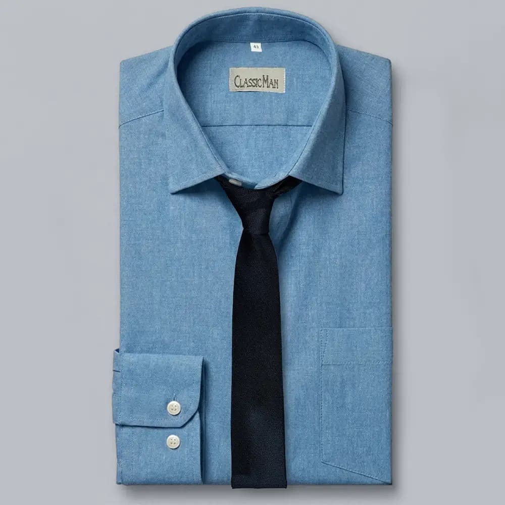 Stylish ClassicMan Shirt 5 Stylish ClassicMan Shirt Tie fold on Preloved Make I Shop