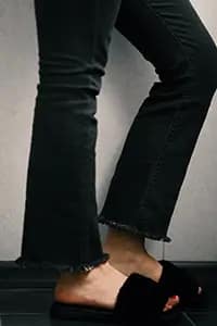 black jeans and slippers Preloved Make I Shop