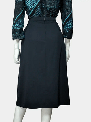 hammer dark blue skirt back view