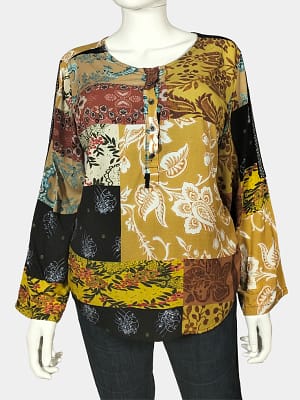 Vintage Long Sleeve Top front view