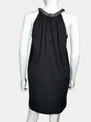 Ichi Beaded Neckline Dress