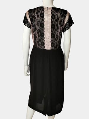 Godske Lacy Cap Sleeve Dress Full Back View