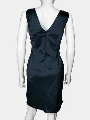 Blue and White Creativity Beaded Dress