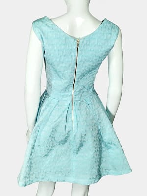 Turquoise Forti Skater Dress