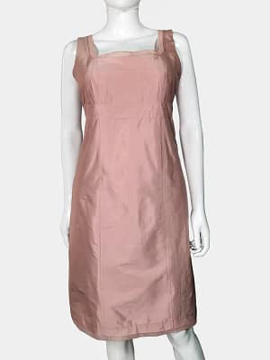 Dusty Rose Pink Tara Silk Dress