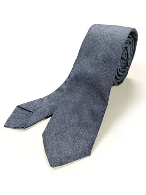 Smoke blue Matalan skinny tie