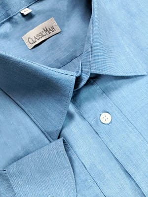 Dressy Blue ClassicMan Shirt