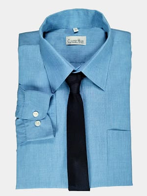 Dressy Blue ClassicMan Shirt