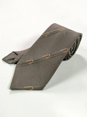 Latest Products 19 Stylish Brown Single Striped Tie